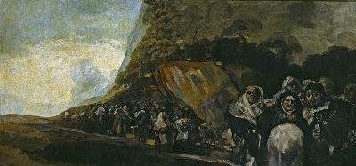 “Pilgrimsfärden till källan i San Isidoro”, målning av Francisco de Goya.