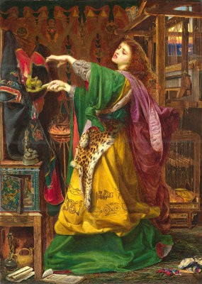 Målningen “Morgan Le Fay” av Frederick Sandys.