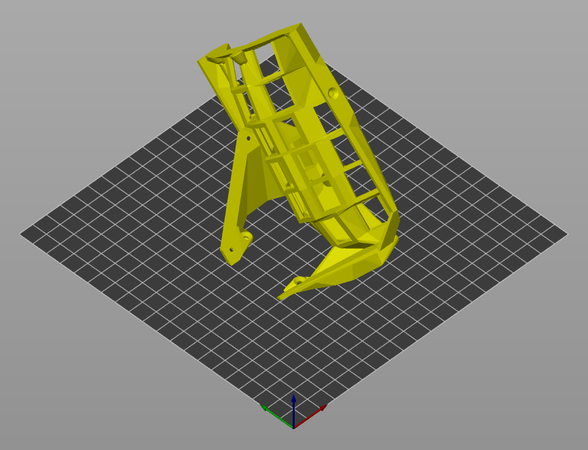 STL from DMOTE v0.7.0, image from Prusa Slicer v2.3.0.