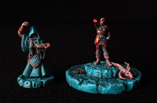 An Acolyte Cultist and a converted High Priest.