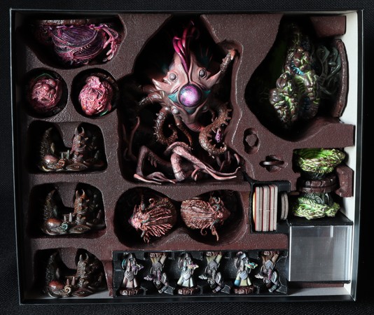 Customized storage for painted models.