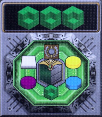 Foto av detalj på spelets teknologibräde.