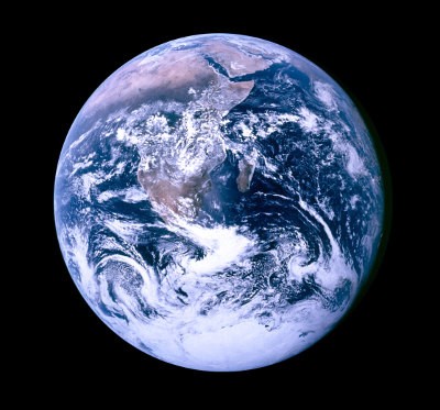 “Den blå pärlan”, foto av jorden från 1972.