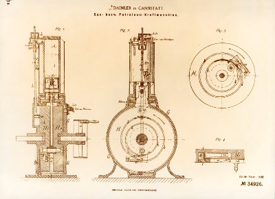 Diagram ur Daimlers patentansökan.