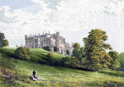 Bild på Lambton Castle, ur Morris, Country Seats (1880).