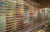 Pigment Tokyos vägg av pigmentpulver