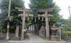 Torii vid entré till Daishōgun-helgedomen