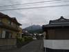 Vulkanen från en by på Sakurajima